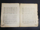 Antique 1880 Sheet Music Good Night Gentle Folks Very Old Collectible Rare Music