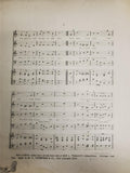 Antique 1880 Sheet Music Good Night Gentle Folks Very Old Collectible Rare Music