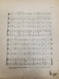 Antique 1880 Sheet Music Good Night Gentle Folks Very Old Collectible Rare Music