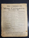 Antique 1880 Sheet Music Good Night Gentle Folks Very Old Collectible Rare Music