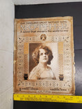 Antique 1915 WW1 Sheet Music Eva Tanguay Great Mother Song Collectible Leo Feist