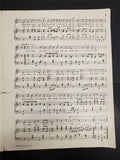 Antique 1916 WW1 Sheet Music Down Honolulu Way Song Ballad Collectible Unique