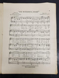 Antique WW1 1914 Sheet Music One Wonderful Night Ballad Collectible Music Rare