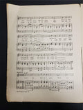 Antique WW1 1914 Sheet Music One Wonderful Night Ballad Collectible Music Rare