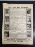 Antique WW1 1914 Sheet Music One Wonderful Night Ballad Collectible Music Rare