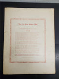 Antique 1917 WW1 Sheet Music Harry Von Tilzer Ballad Just As Your Mother Was