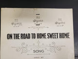 Antique 1917 WW1 Sheet Music On The Road To Home Sweet Home War Time Songs Rare