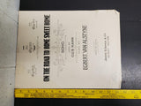Antique 1917 WW1 Sheet Music On The Road To Home Sweet Home War Time Songs Rare
