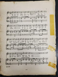 Antique 1910 Titanic Era Sheet Music Silver Bell Collectible Rich In History USA