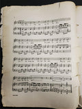 Antique 1910 Titanic Era Sheet Music Silver Bell Collectible Rich In History USA