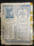 Antique 1910 Titanic Era Sheet Music Silver Bell Collectible Rich In History USA