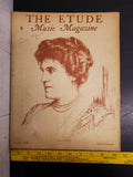 VTG Apr 1935 The Etude Music Magazine Marcella Sembrich Sheet Music Complete VF