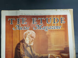 VTG Sept 1929 Etude Music Journal Magazine Sheet Music Great Belgian Master