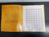 Vtg Stamp Collection 590 Stamps Total-11 Sheets Lincoln B. Franklin A. Mellon VF