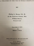 VTG 1922 The Law Of The Road Treatise on The Use of Public Highways Info Booklet