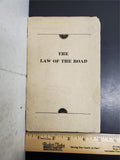 VTG 1922 The Law Of The Road Treatise on The Use of Public Highways Info Booklet