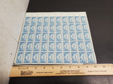 Vtg 1754-1954 Columbia University 3 Cent USPS Postage Stamp Sheet 50 Total Mint