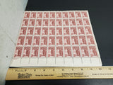 Vtg 1953 150th Anniv. Pennsylvania Academy Fine Arts 3 Cent USPS Stamp Sheet VF