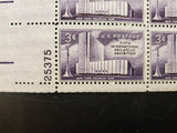 Vtg 1956 5th International Philatelic Exhibition 3 Cent USPS Postage Stamp Sheet