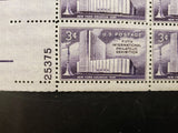 Vtg 1956 5th International Philatelic Exhibition 3 Cent USPS Postage Stamp Sheet