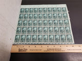 Vtg '56 Harvey W. Wiley 50th Anniversary Food/Drug Laws 3 Cent USPS Stamp Sheet