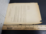 Vtg 1943 WW2 March 24 Army Air Force Accident Report Plane Crash Complete Wreck