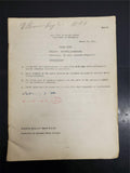 Vtg WW2 1941 Air Corps Tech School Aircraft Propellers Study Guide Filled Out