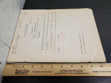 Vtg WW2 1941 Air Corps Tech School Aircraft Propellers Study Guide Filled Out