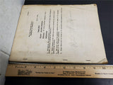 VTG July 1941 WW2 Era Air Corps Tech School Airplane Inspection Study Guide