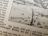 Artwork 1914-15 WW1 Excerpt From Illustrated Story German Publication Newspaper