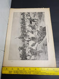 Artwork 1914-15 WW1 Excerpt From Illustrated Story German Publication Newspaper