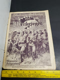 1914 WW1 Cover Pg Art Anton Hoffman From Illustrated Story German Publication