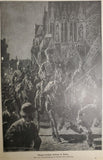 WW1 1914 Art by Anton Hoffman Excerpt From Illustrated Story German Publication