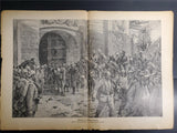 Antique 1914 WW1 Art Hans B. Schmidt From Illustrated Story German Publication
