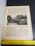 WW1 1914 Antique Illustrated Story of The World War German Publication Excerpt