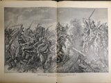 WW1 1914 Illustrated Story World War German Publication Excerpt Fritz Neuman Art