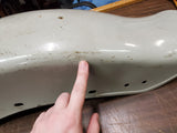 Grey Bobtail Rear Motorcycle Fender Dyna Sportster? Custom Width 7 1/2 Inches