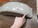 Grey Bobtail Rear Motorcycle Fender Dyna Sportster? Custom Width 7 1/2 Inches