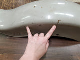 Grey Bobtail Rear Motorcycle Fender Dyna Sportster? Custom Width 7 1/2 Inches