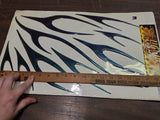 Prismatic 3D Liquid Flames Motorcycle Vehicle Exterior Graphic Trim Pckg 103-220