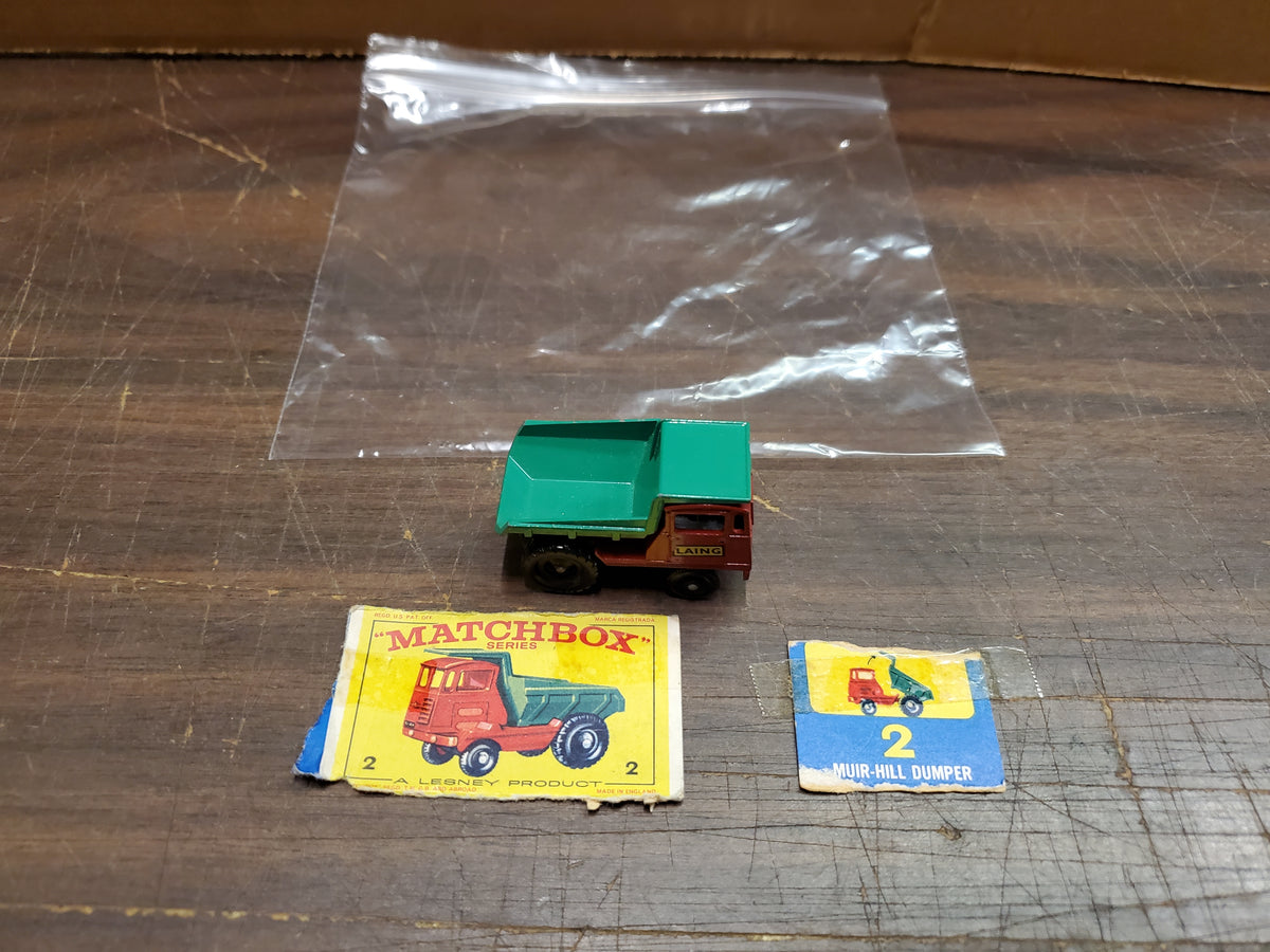 Vintage matchbox sales dump truck