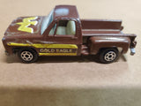 Yatming CHEVY STEPSIDE "GOLD EAGLE" Pickup Truck Hong Kong 1:64 Die-cast model