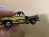 Yatming CHEVY STEPSIDE "GOLD EAGLE" Pickup Truck Hong Kong 1:64 Die-cast model