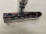 Chrome Pistol hand Grips Harley Custom Chopper 1" Softail Sportster Dyna Bagger