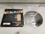 Revtech Polished Rear Brake Rotor Harley 2000-2007 11 1/2" Drilled Touring FLH