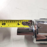 ISO Footpegs Harley Softail Sportster Dyna FXR Chrome Rubber Pegs Male Mount
