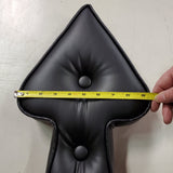 Custom Vintage Ace Spades Tall Sissybar Seat Backrest Pad Chopper Bobber Harley