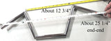 7/8" MINI CHOPPER BARS Motorcycle Handlebars Chrome Custom Chopper Bobber 7"