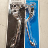 Drag Specialties Chrome Lever Set Dyna Softail Fat Bob Switchback 0610-0126