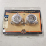 Harley Chrome Front  Fork Dust Seal Covers Trim 39mm dyna Sportster Superglide